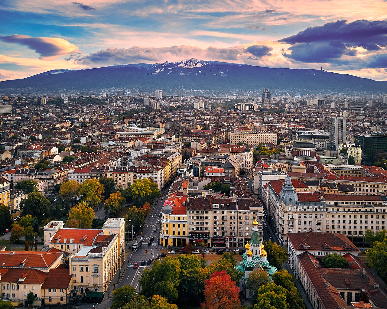 Widok na Sofia
