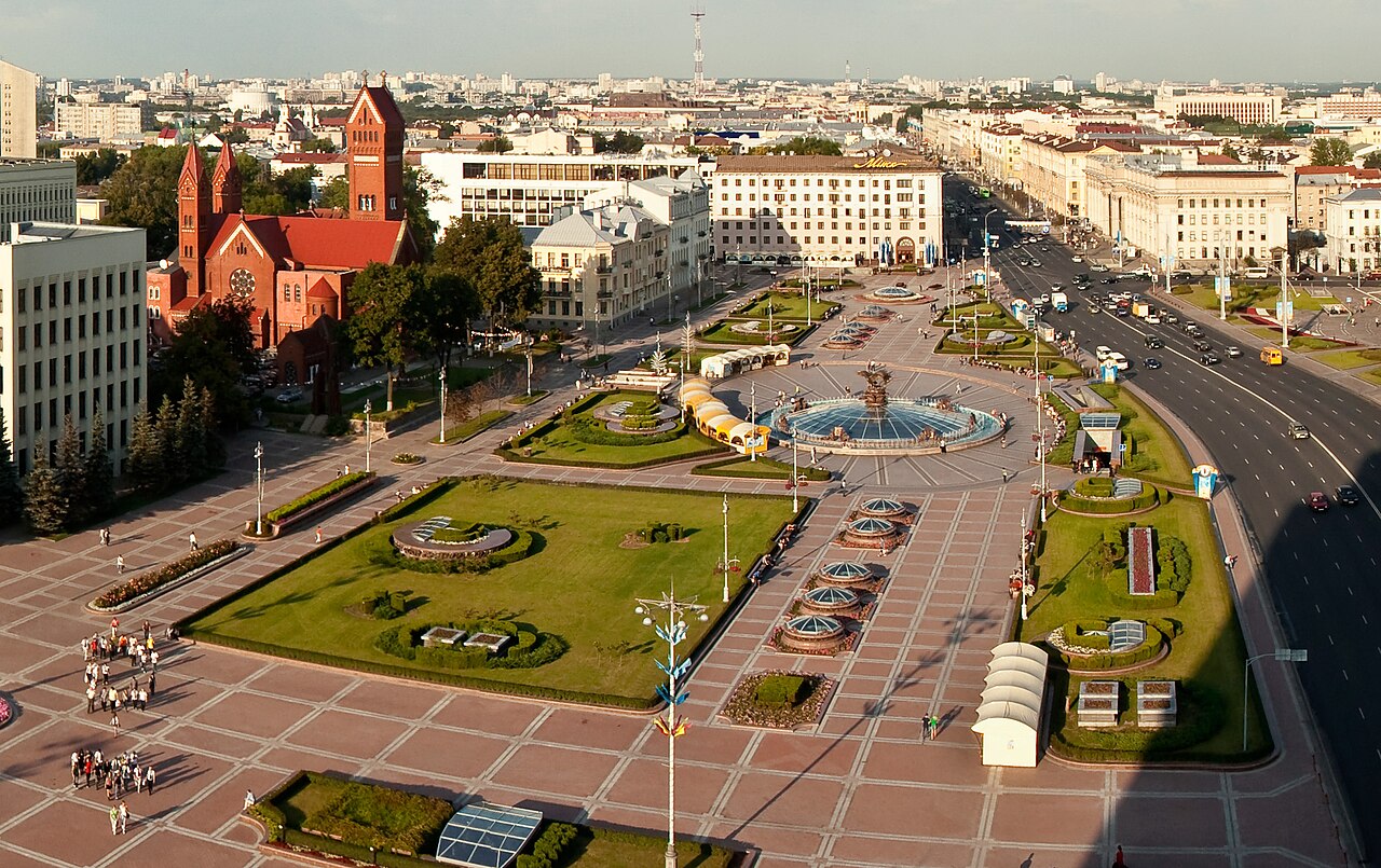 Widok na Mińsk
