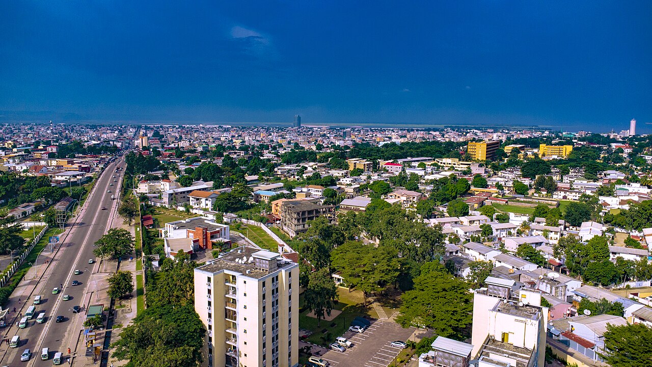 Widok na Brazzaville