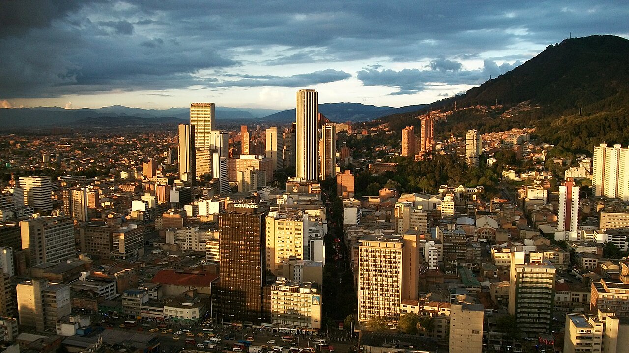 Widok na Bogota