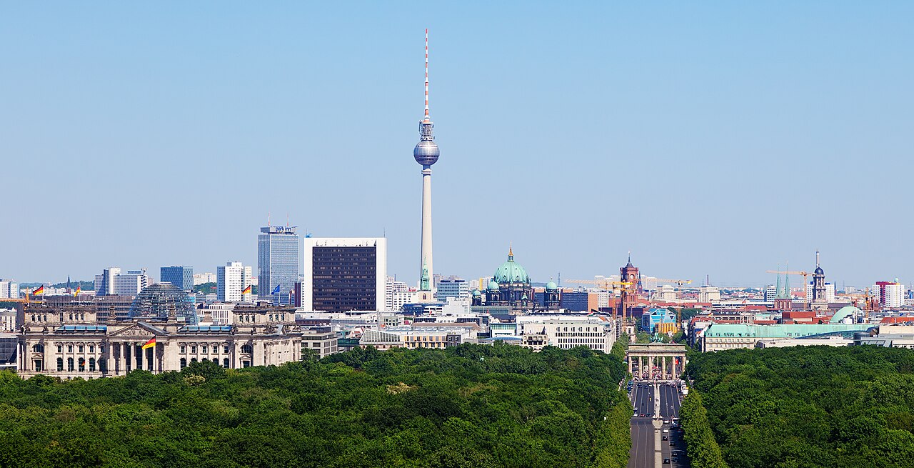 Widok na Berlin