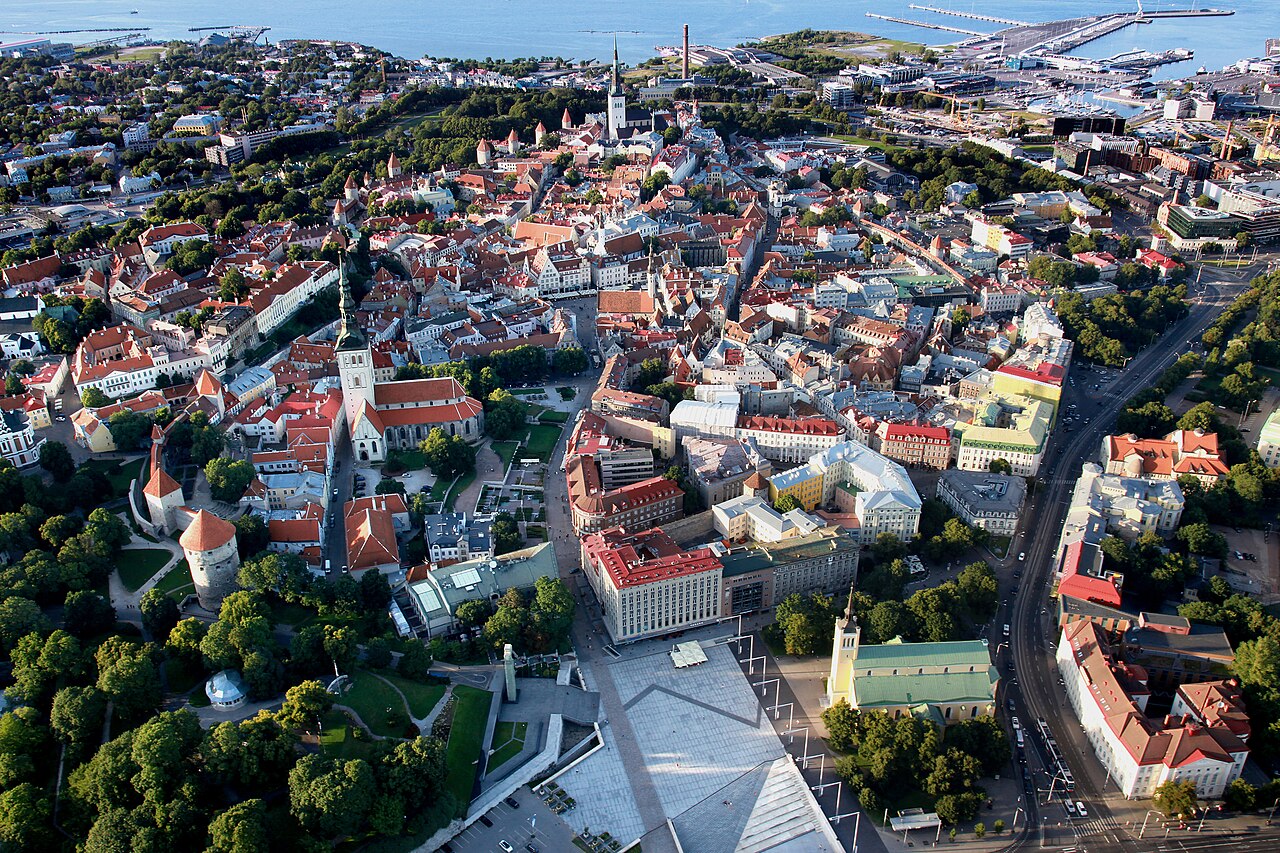 Widok na Tallinn