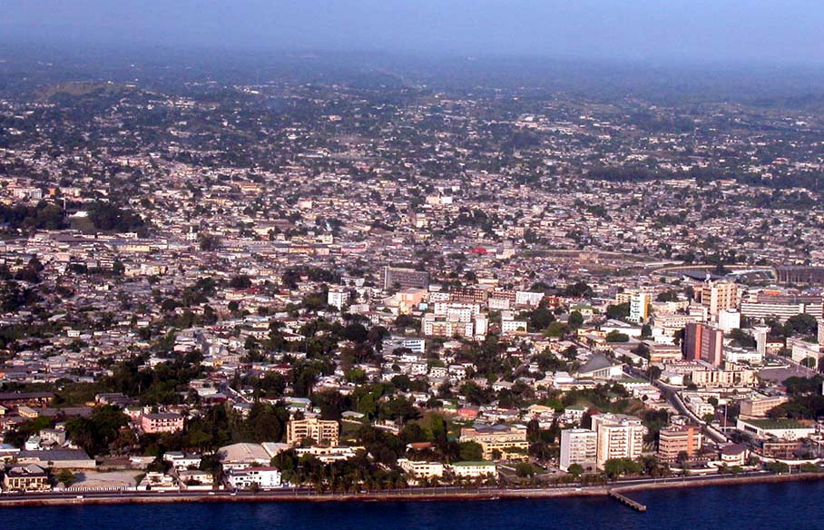 Widok na Libreville