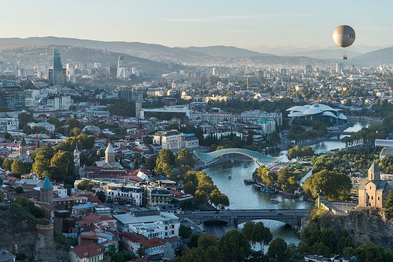 Widok na Tbilisi