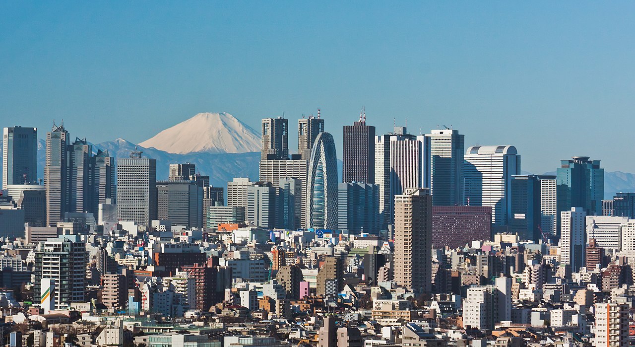 Widok na Tokio