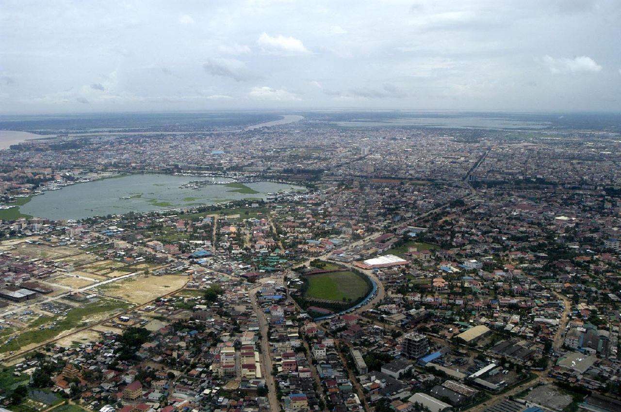 Widok na Phnom Penh