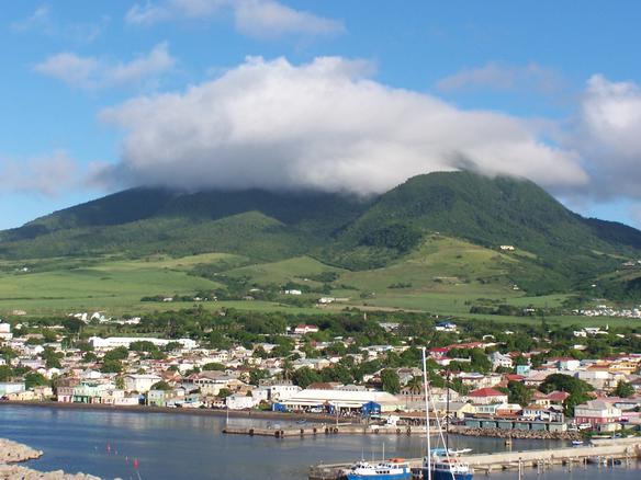 Widok na Basseterre