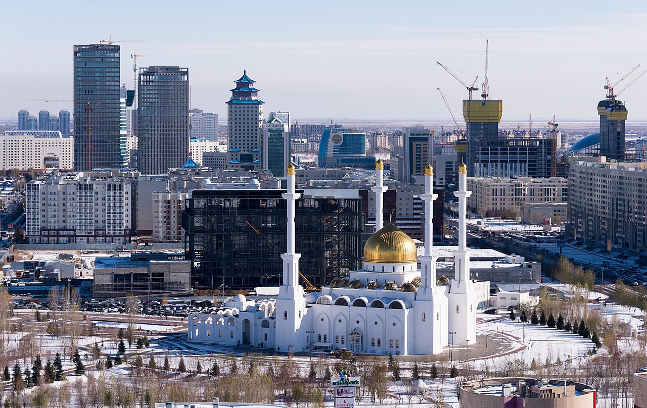 Widok na Astana