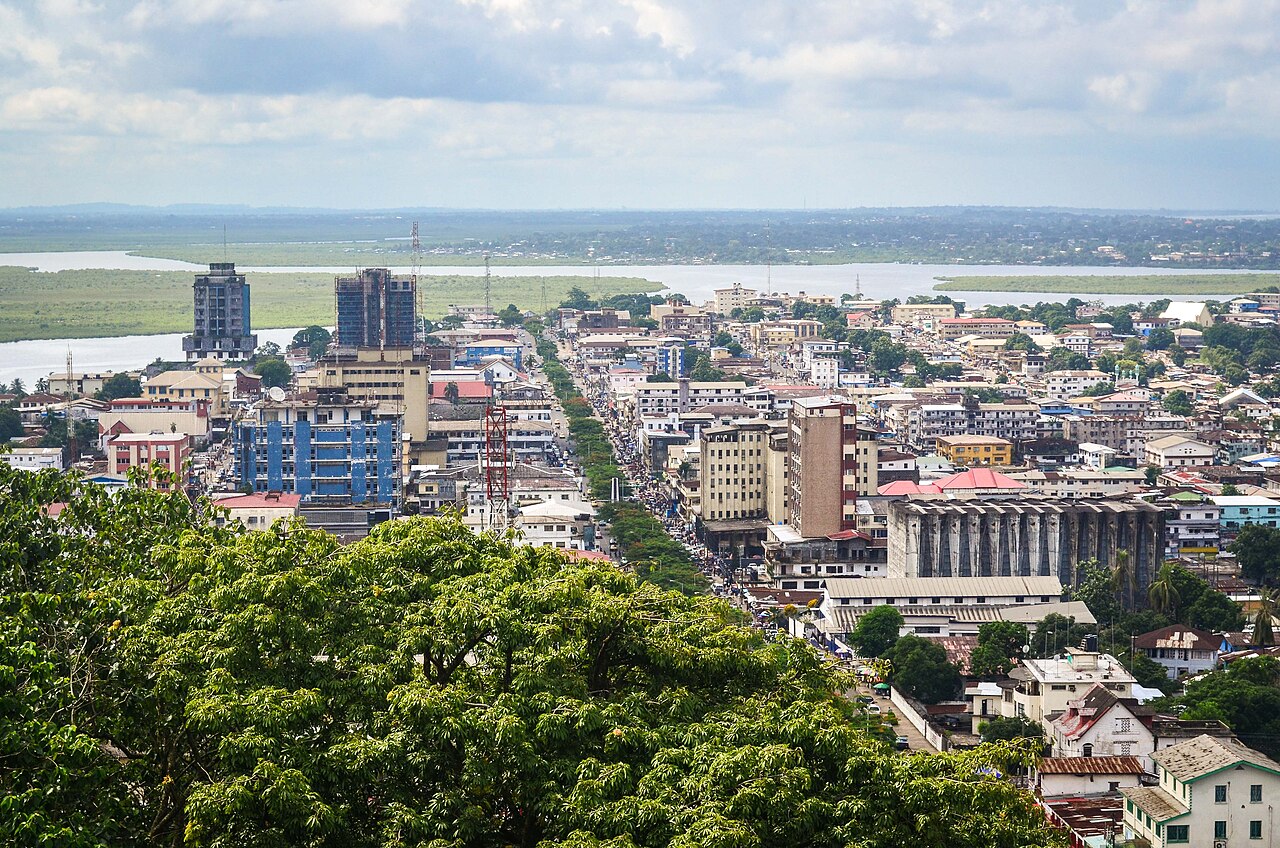 Widok na Monrovia