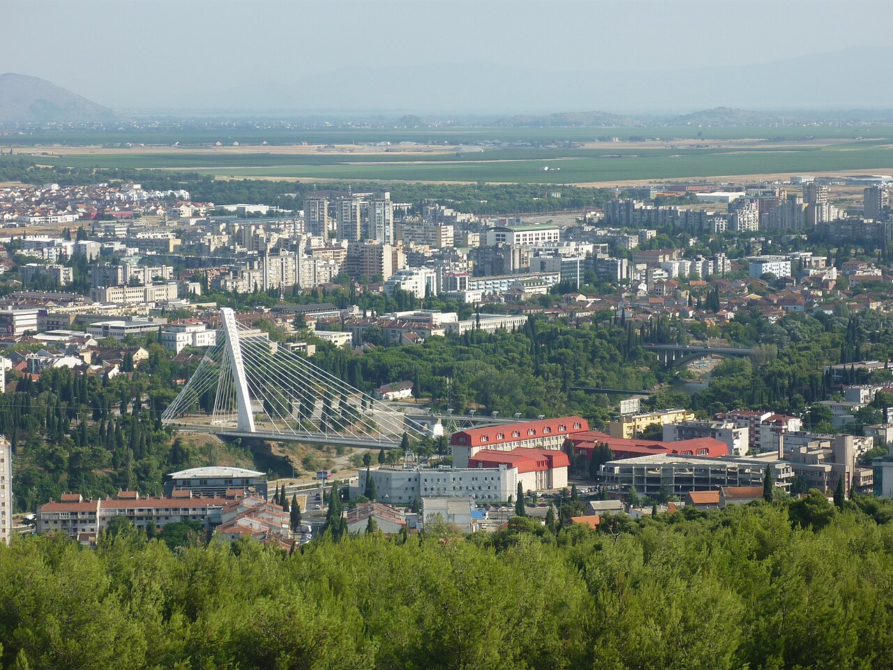Widok na Podgorica