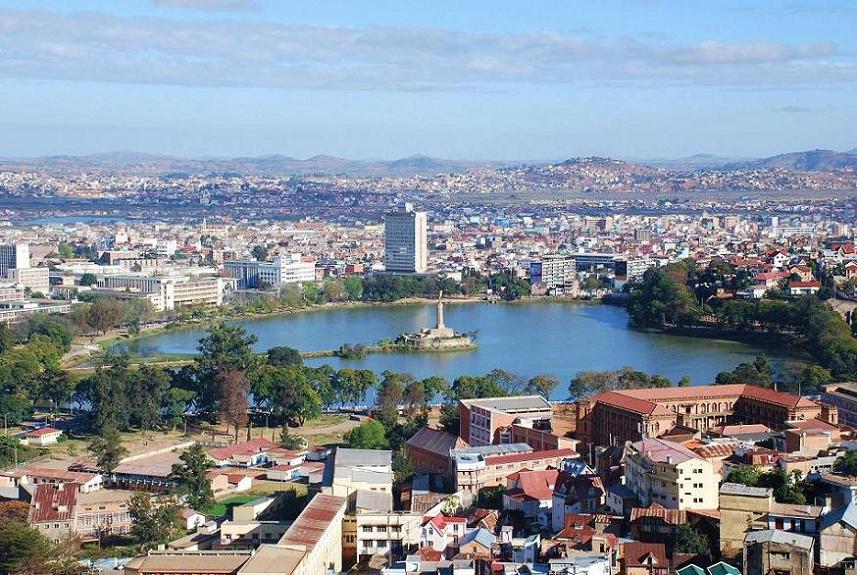 Widok na Antananarywa