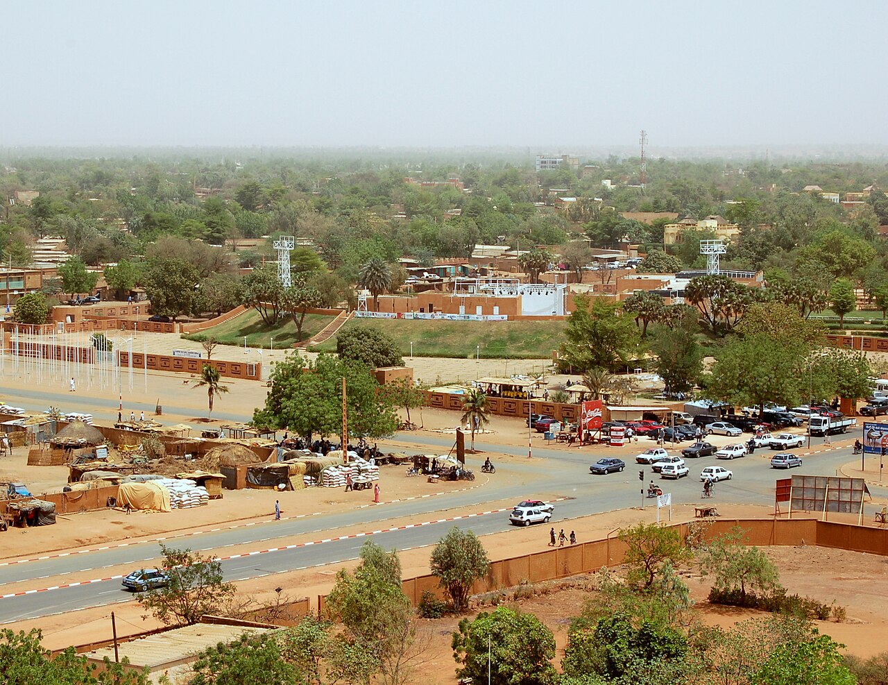 Widok na Niamey
