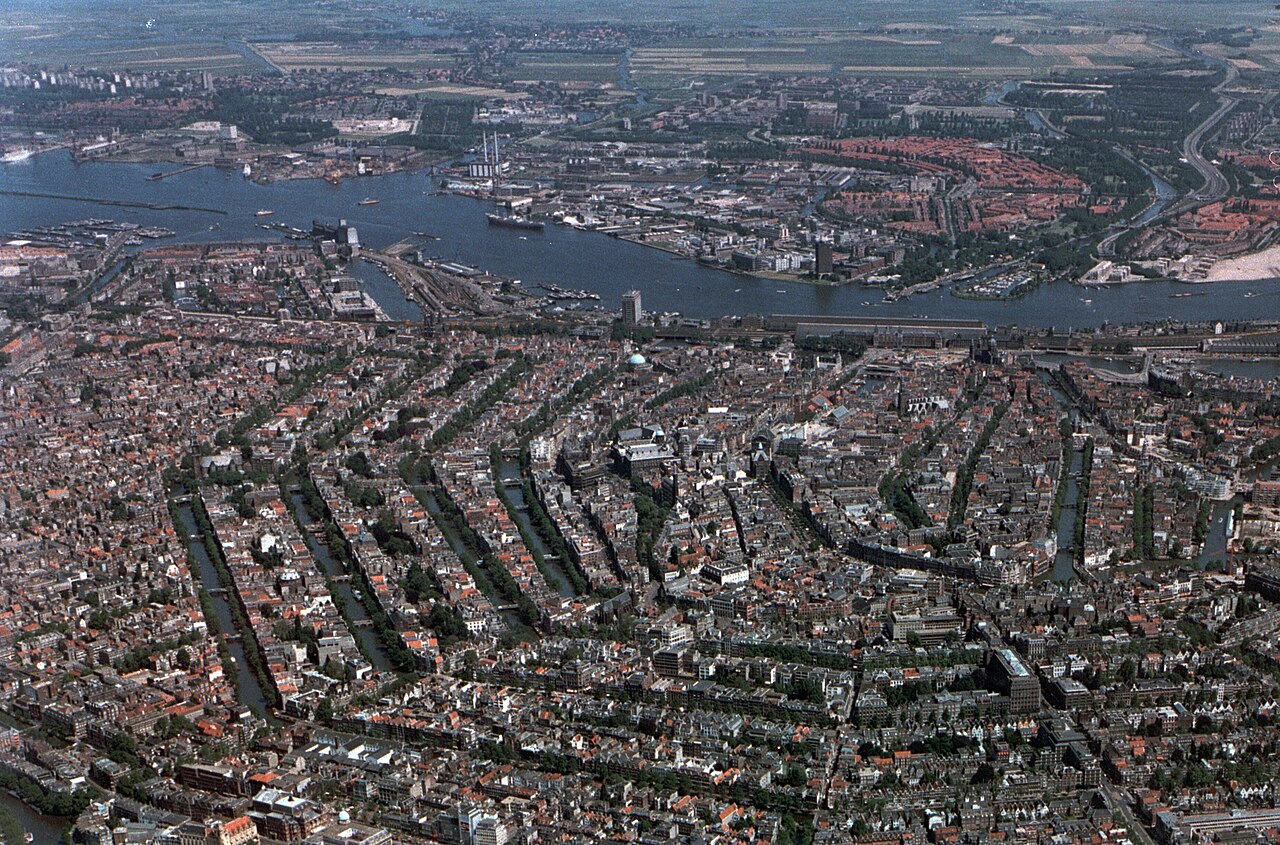 Widok na Amsterdam
