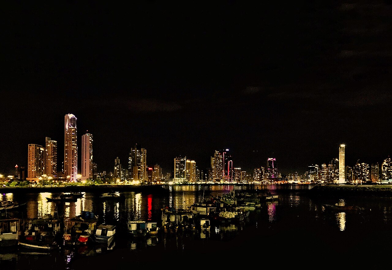 Widok na Panama