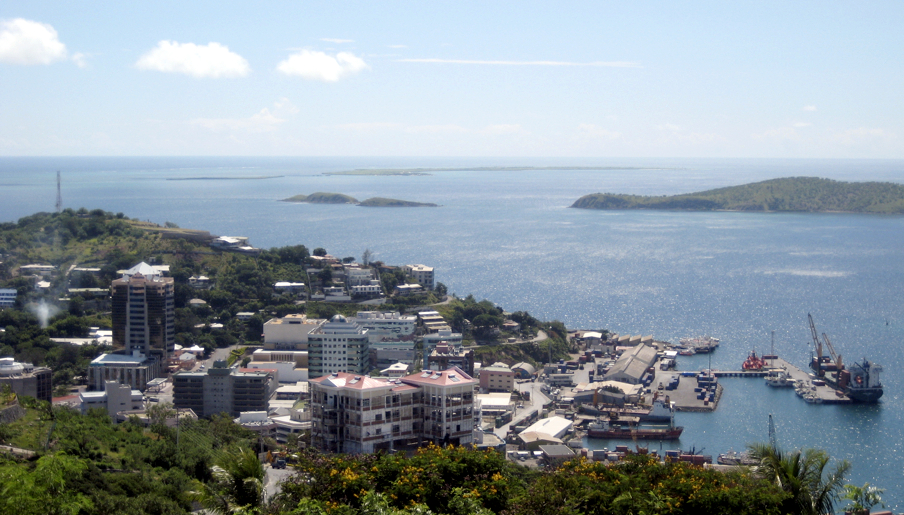 Widok na Port Moresby