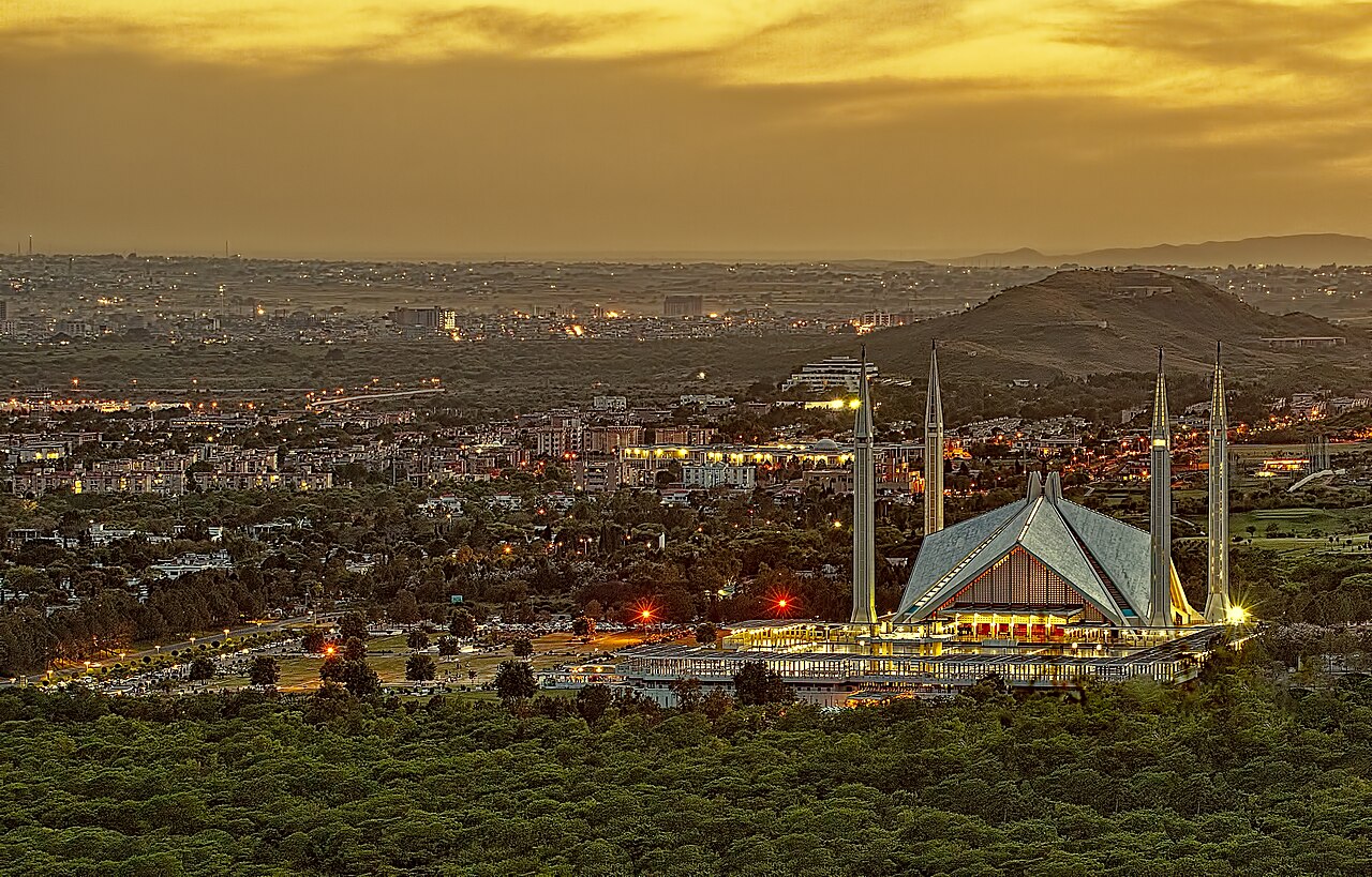 Widok na Islamabad