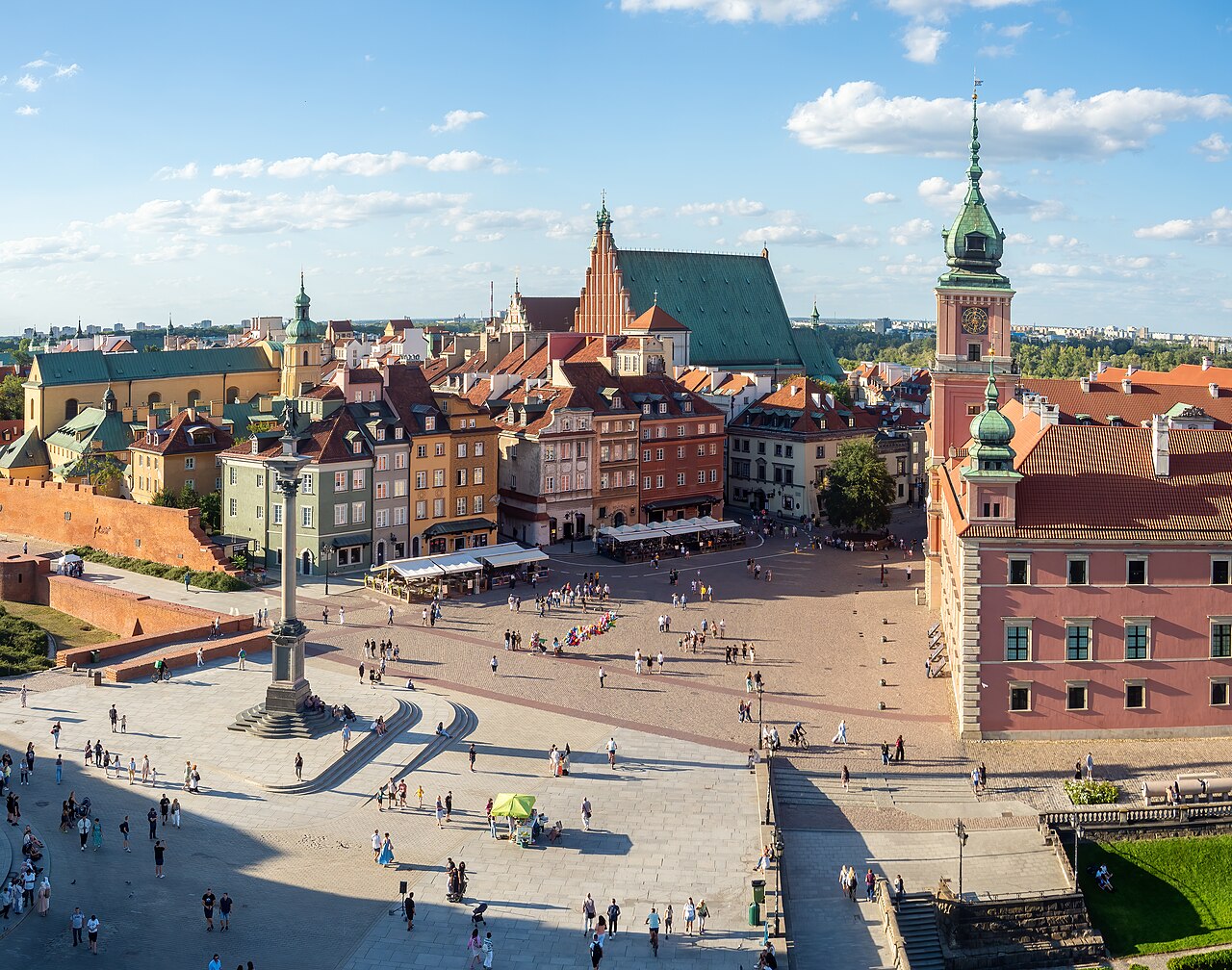 Widok na Warszawa