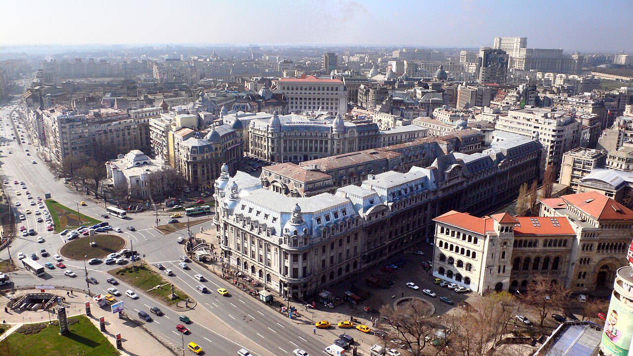 Widok na Bukareszt