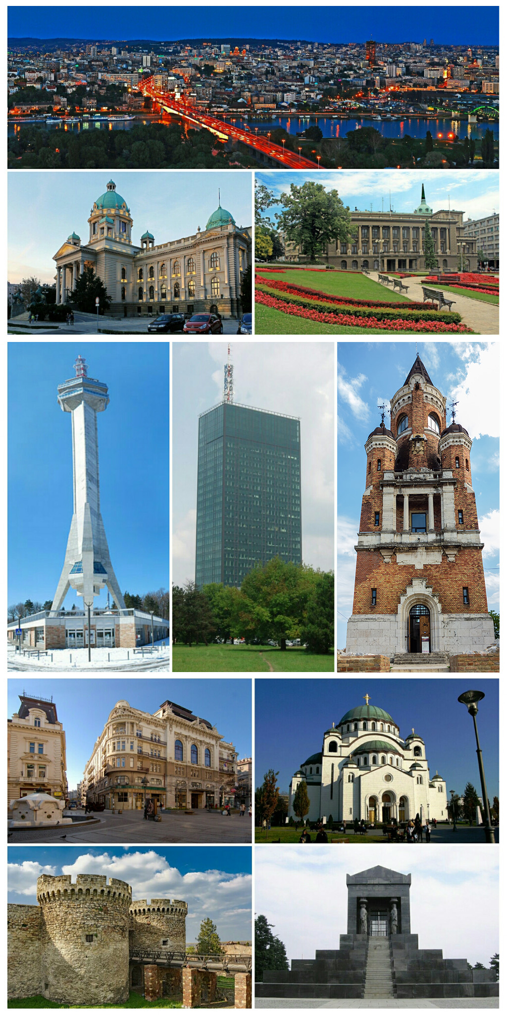 Widok na Belgrad