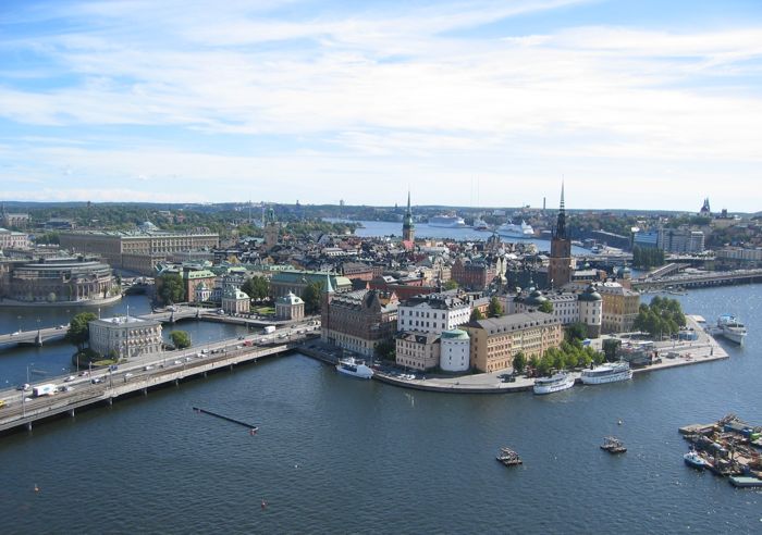 Widok na Sztokholm