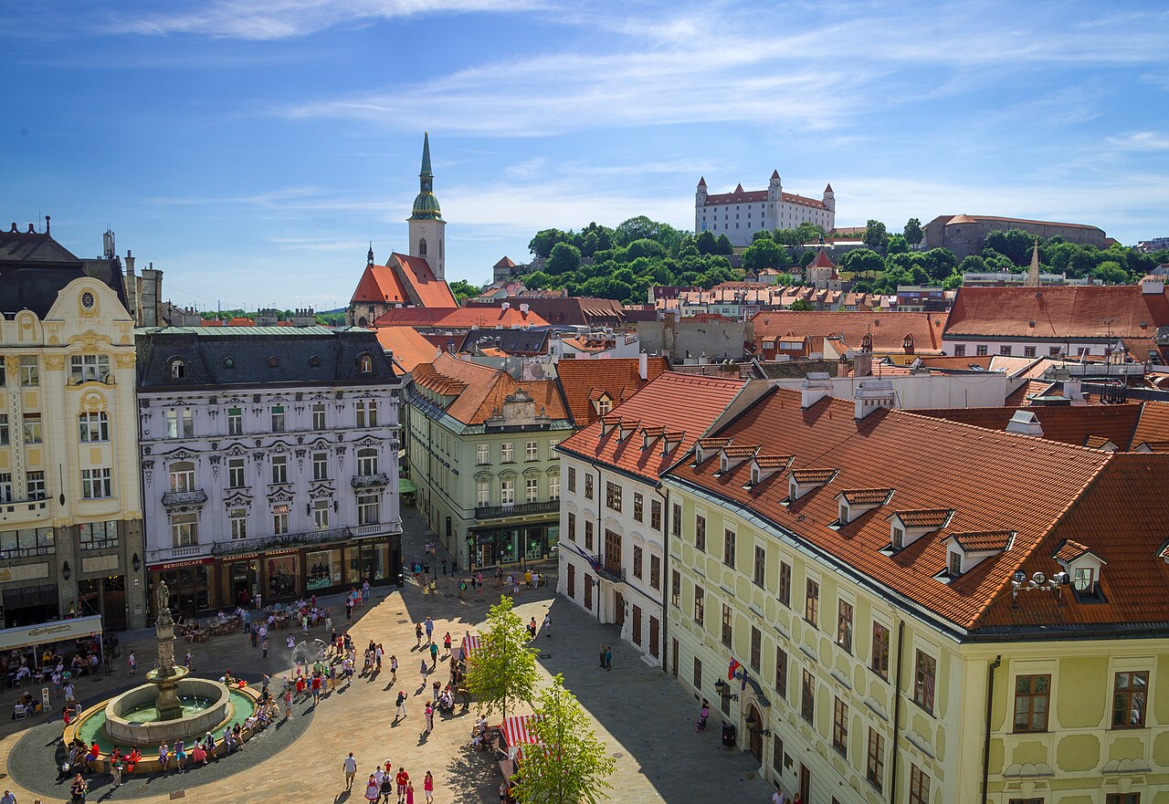 Widok na Bratysława