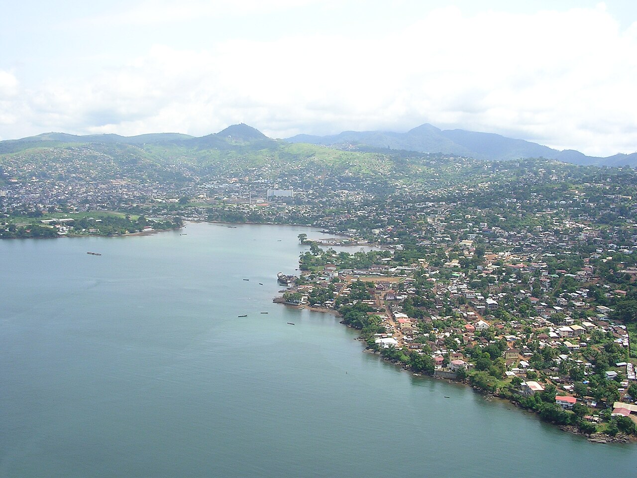 Widok na Freetown