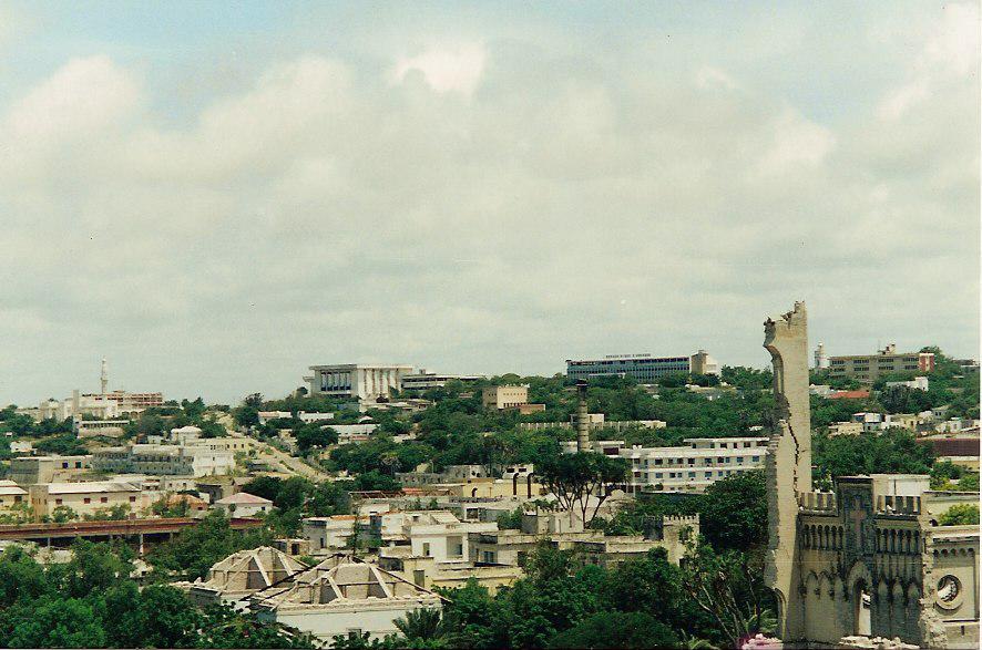 Widok na Mogadiszu