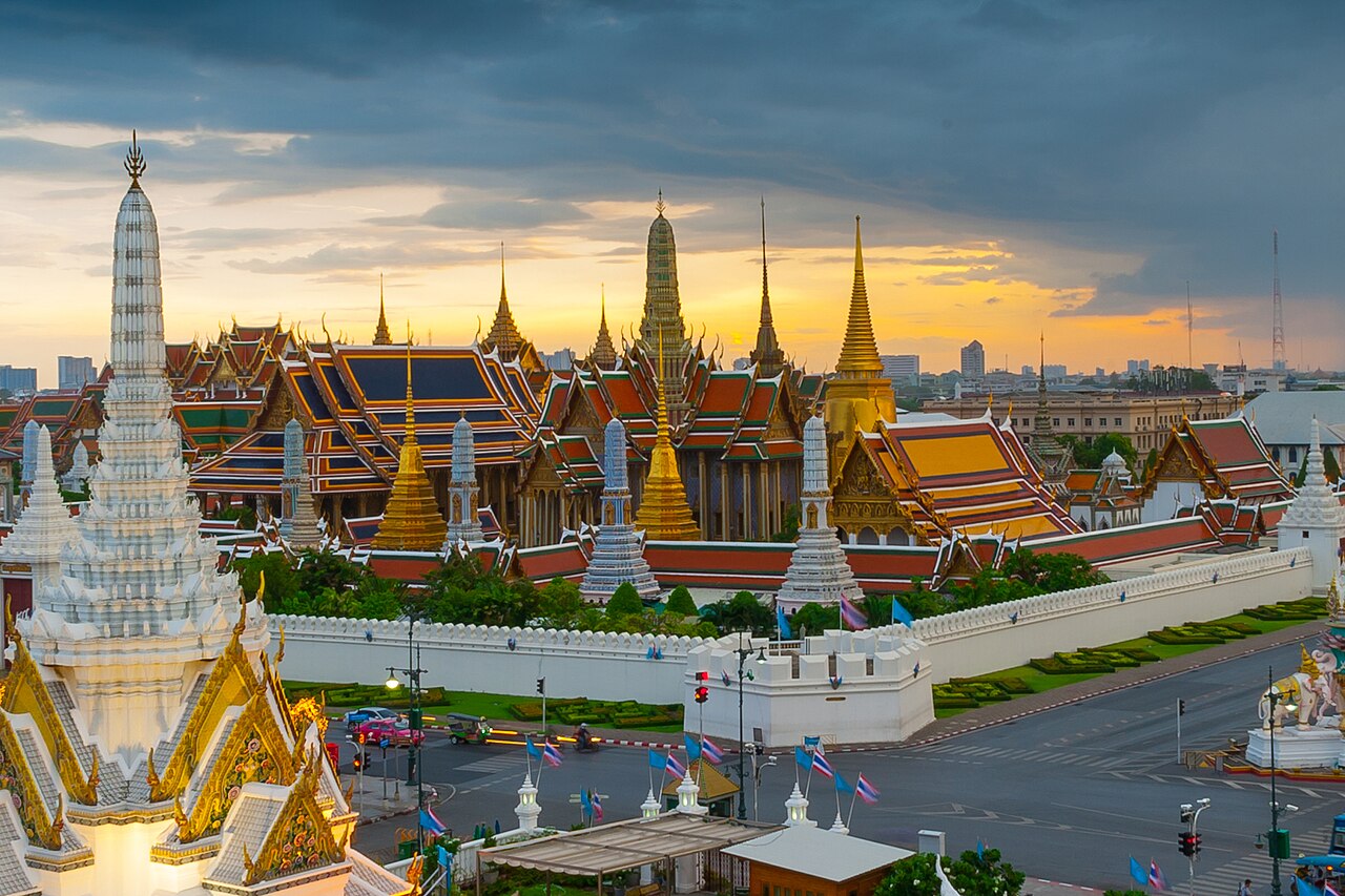 Widok na Bangkok