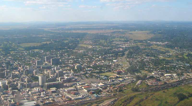 Widok na Harare